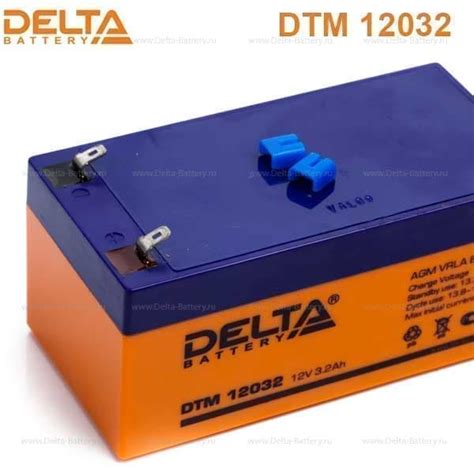Аккумулятор Delta DTM 12032 (12V / 3.2Ah) со склада в Москве, СПб и ...