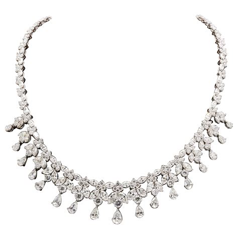 Magnificent Diamond Drop Necklace For Sale At 1stdibs