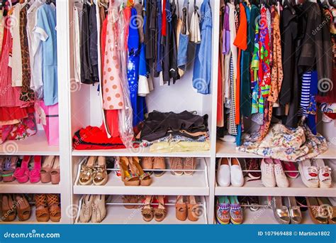 collection  female shoes  clothes stock photo image  knitwear