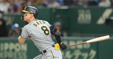 阪神・佐藤輝、夏の長期ロード8戦連続安打 4戦連続打点締め！激変の8月、打率3割超3発15打点 サンスポ