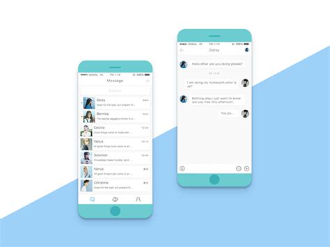 Im Chat by 存言 on Dribbble