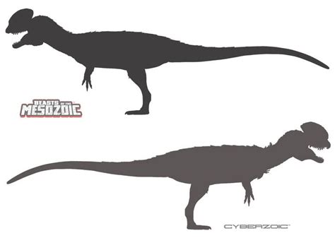 Dilophosaurus Zeichnung