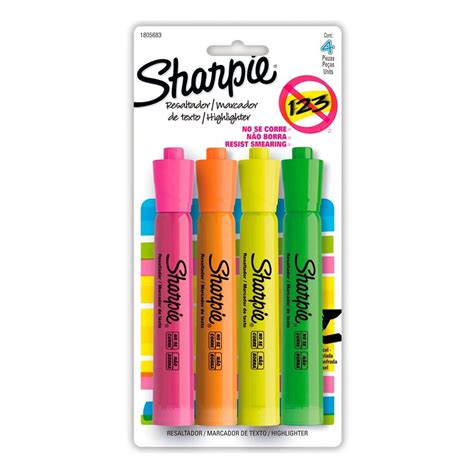 Resaltadores Sharpie Tank 4 Piezas Walmart