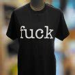 FUCK Tシャツ BLACK CRIME ONLINE STORE