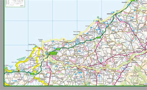 Ceredigion County Map | I Love Maps