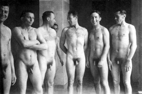 Vintage Nude Male Swimmers