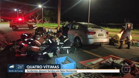 Acidentes Deixam Ao Menos Cinco Feridos Em BH Minas Gerais G1