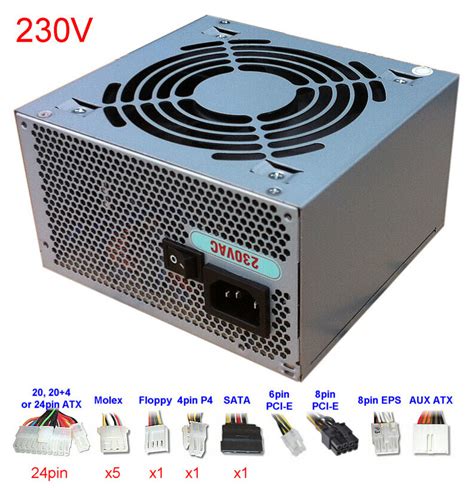 Marke ATX Netzteil Einheit. Standard PS2 PSU 110V & 230V. Voll Range 5V ...
