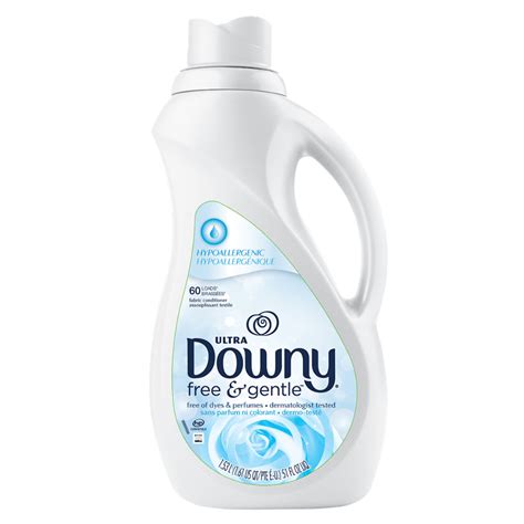 Ultra Downy® 39686 Free And Gentle™ Liquid Fabric Softener 51 Oz 60 Lo