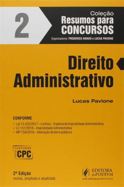 Direito Administrativo Volume Cole O Resumos Para Concursos