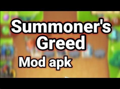 Summoner's Greed Mod Apk - Summoner's Greed mod apk - YouTube