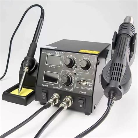 Gordak D In Usb Digtal Lcd Display Smd Soldering Iron Rework Station Hot Air Welding Tool