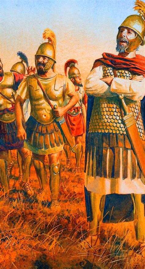 Carthaginian Officers During The Punic War Ancient War Ancient