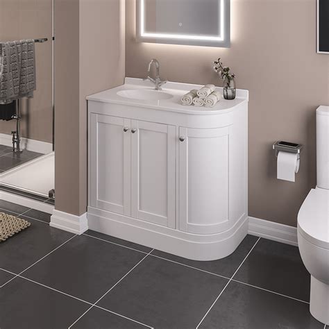 Hardwick 900mm Traditional Corner Vanity Unit And Basin Renaissance