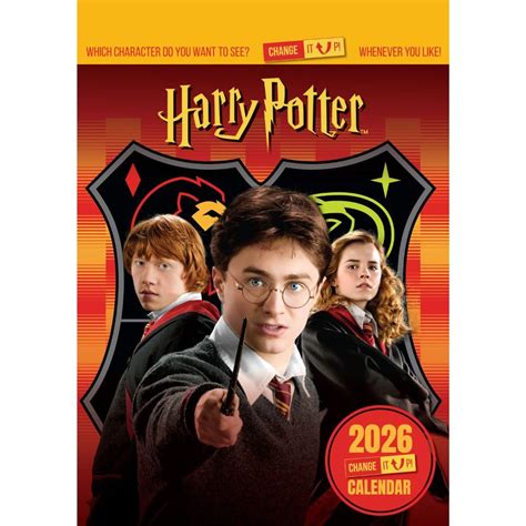Harry Potter 2026 A3 Wall Calendar Official Calendar