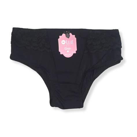 Kit c Calcinha Cintura Alta Reforçada Renda Lut Galé Lingerie Calcinhas sutiãs