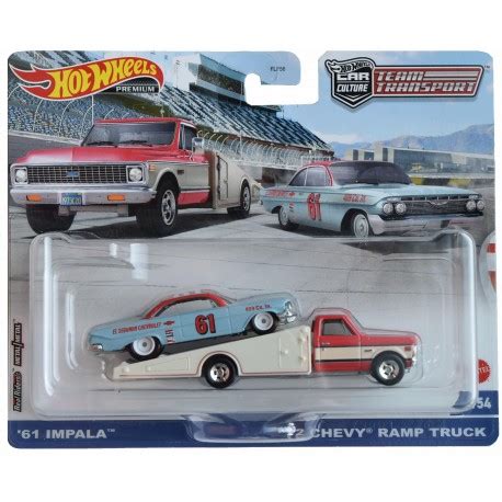 Hot Wheels Impala Chevy Ramp Truck Team Transport Sobre Rodas
