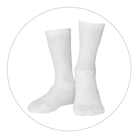 Truform Specialty Wear Loose Fit Crew Length Diabetic Socks 1918