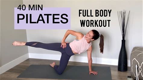 Pilates Workout 40 Min Full Body No Equipment Youtube