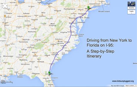 Map Of I 95 From Nj To Florida - Printable Maps