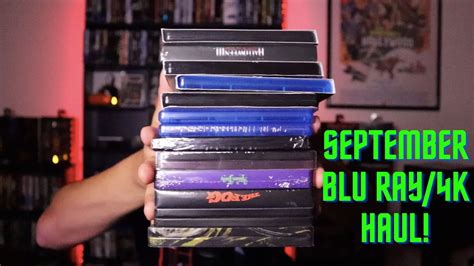 September Blu Ray And K Haul Youtube