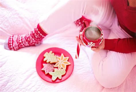 Christmas Woman Hot Chocolate Free Photo On Pixabay