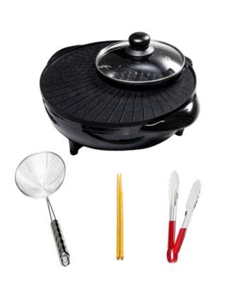 Ovente In Portable Electric Hot Pot And Grill Combo Macy S