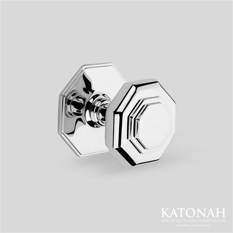 Gemma Center Door Knob Custom Door Hardware — Katonah Architectural