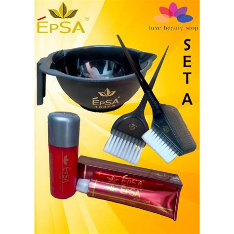 Epsa Hair Color Set With Mixing Bowl And Brush Shopee Philippines