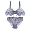 Free Shipping Women Sexy Hot Erotic Transparent Lingerie Ultrathin Bra Brief Set Lace Embroidery