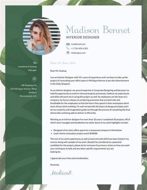 17 Best Cover Letter Templates You Can Customize And Download