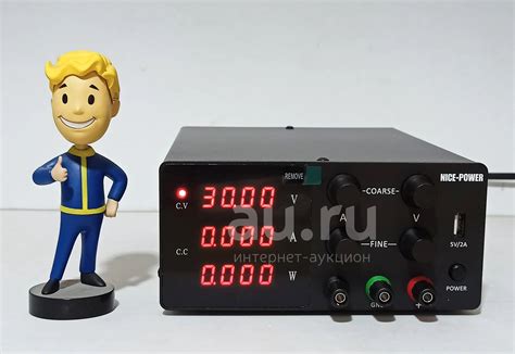 Лабораторный блок питания 0-30В 10А Регулируемый Защита от перегрузки и ...