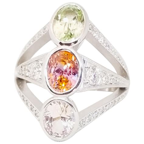 5 Carat Pink Sapphire and Diamond Ring For Sale at 1stDibs | 5 carat