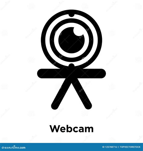 Webcam Icon Vector Isolated On White Background Logo Concept Of Stock