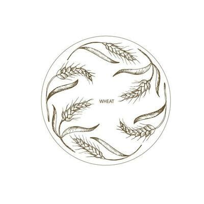 grain circle vector art icons  graphics