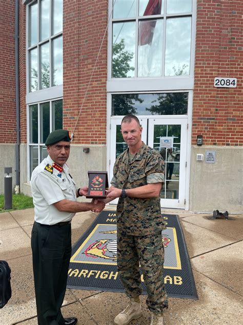 Nepali Army Chief Sharma Visits Us Marine Corps Base In Virginia