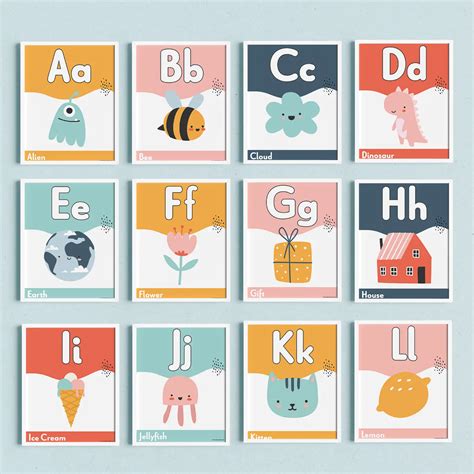 printable alphabet posters  classroom favorite printables