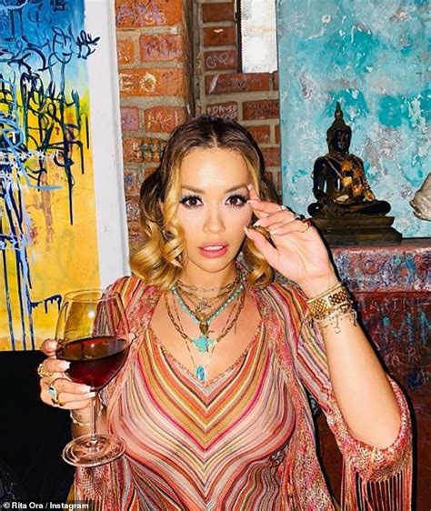 Rita Ora Leaves Goes Braless In Semi Sheer Top In Racy Instagram Snap