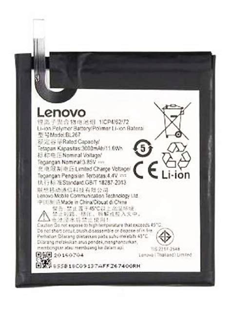 Bateria Lenovo K K A K B Bl Smarts Parts