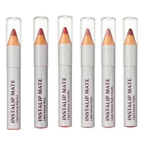 L Pis Batom Mate Instalip G Botic Rio A Escolha Vinho Intense Nude Rosado P Prica