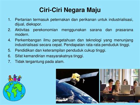 PPT Negara Maju Dan Berkembang By Hanifah PowerPoint Presentation