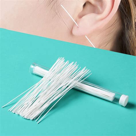 70pcs Pierced Ear Cleaning Herb Solution Paper Floss Ear Hole Aftercare Tools Kit Disposable