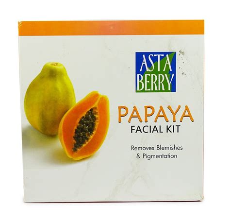 Astaberry Papaya Facial Kit Set Of Amazon In Beauty