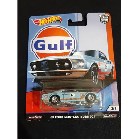 Hot Wheels Ford Mustang Boss Gulf Shopee Malaysia