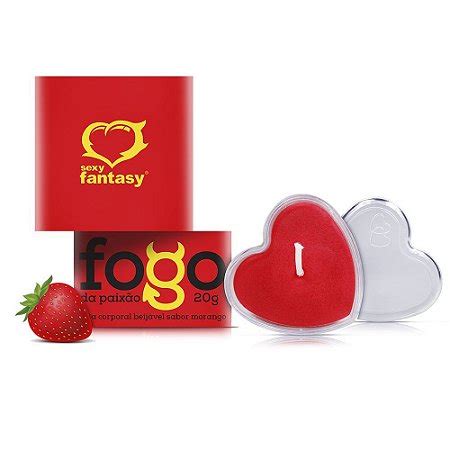 Vela Fogo Da Paix O Beij Vel Gr Sexy Fantasy Morango Sex Shop Loja Fetiches