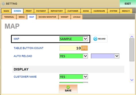 set  table map verona pos knowlege base