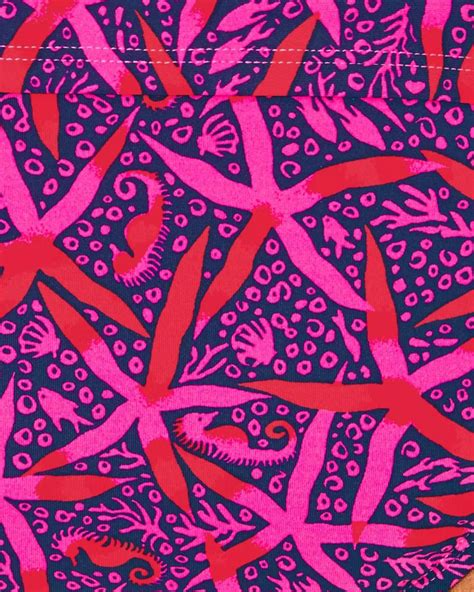 Womens Lagoon Sarong Hipster Bikini Bottom Passion Fruit Pink Star Searching Lilly Pulitzer