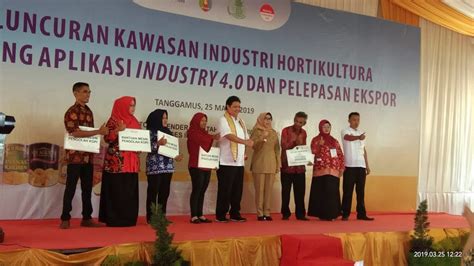 Kemenperin GGP Luncurkan Kawasan Industri 4 0 Lampung Post