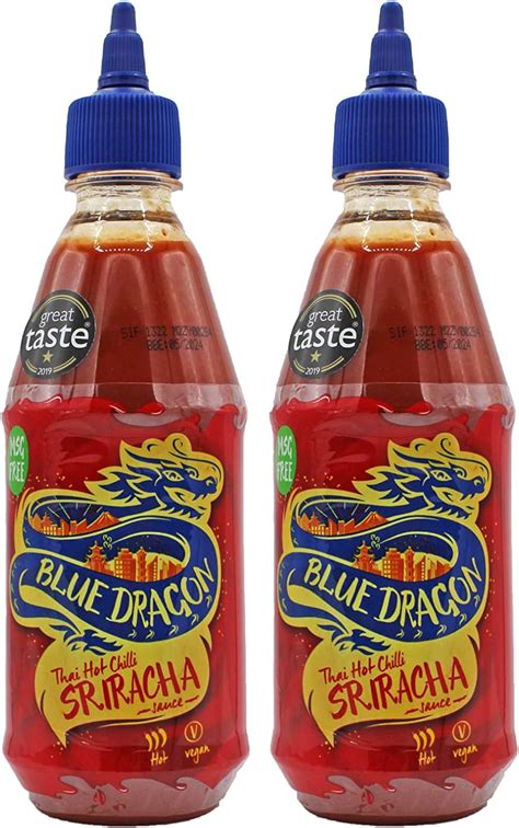 Blue Dragon Sriracha Hot Chilli Sauce Ml Pack Of Amazon Co Uk Grocery
