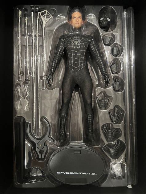 Hot Toys MMS Spider Man Th Scale Spider Man Black Suit Version Limited Edition
